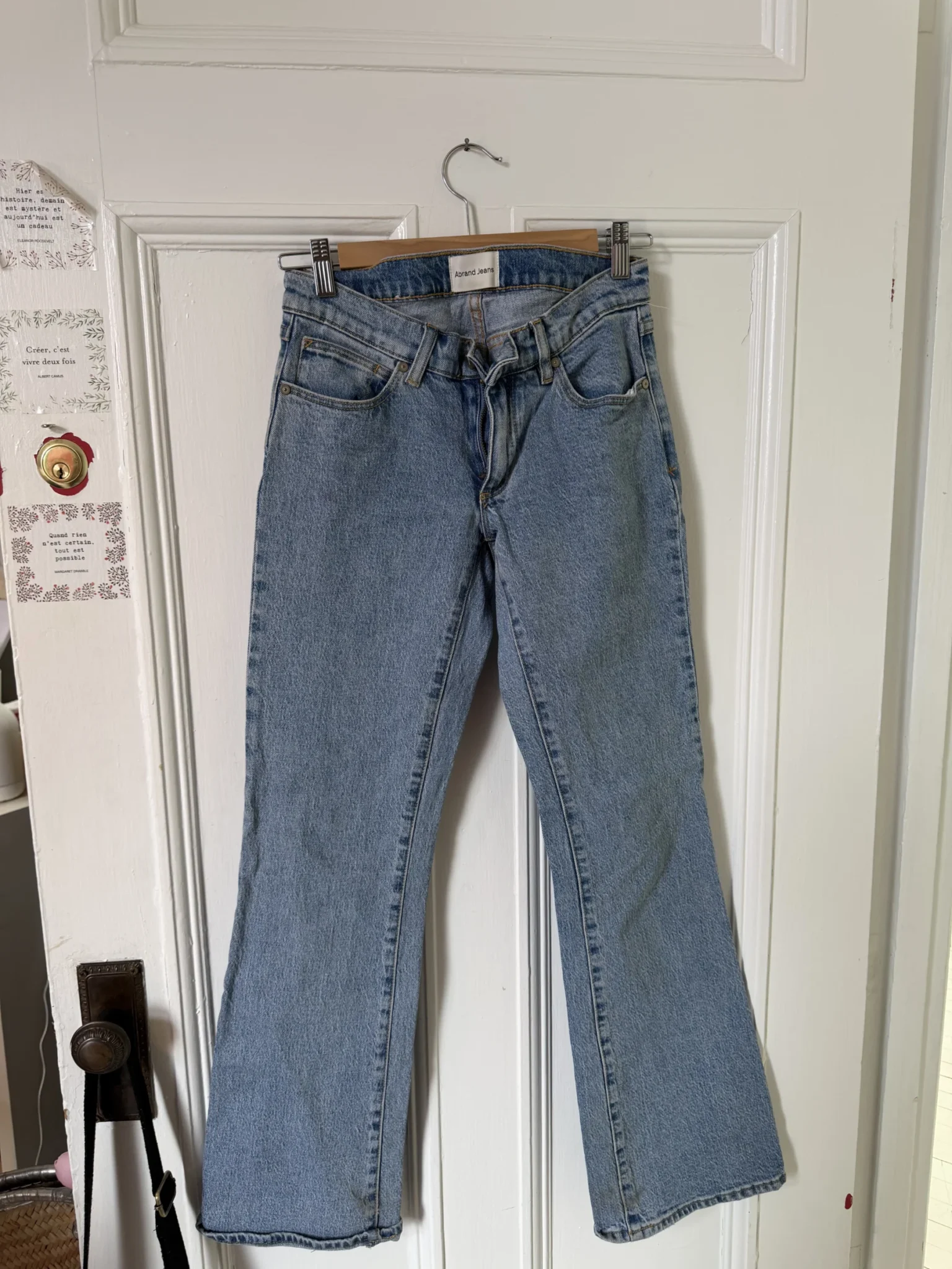 Image for Abrand bootcut jeans size 25 light wash
