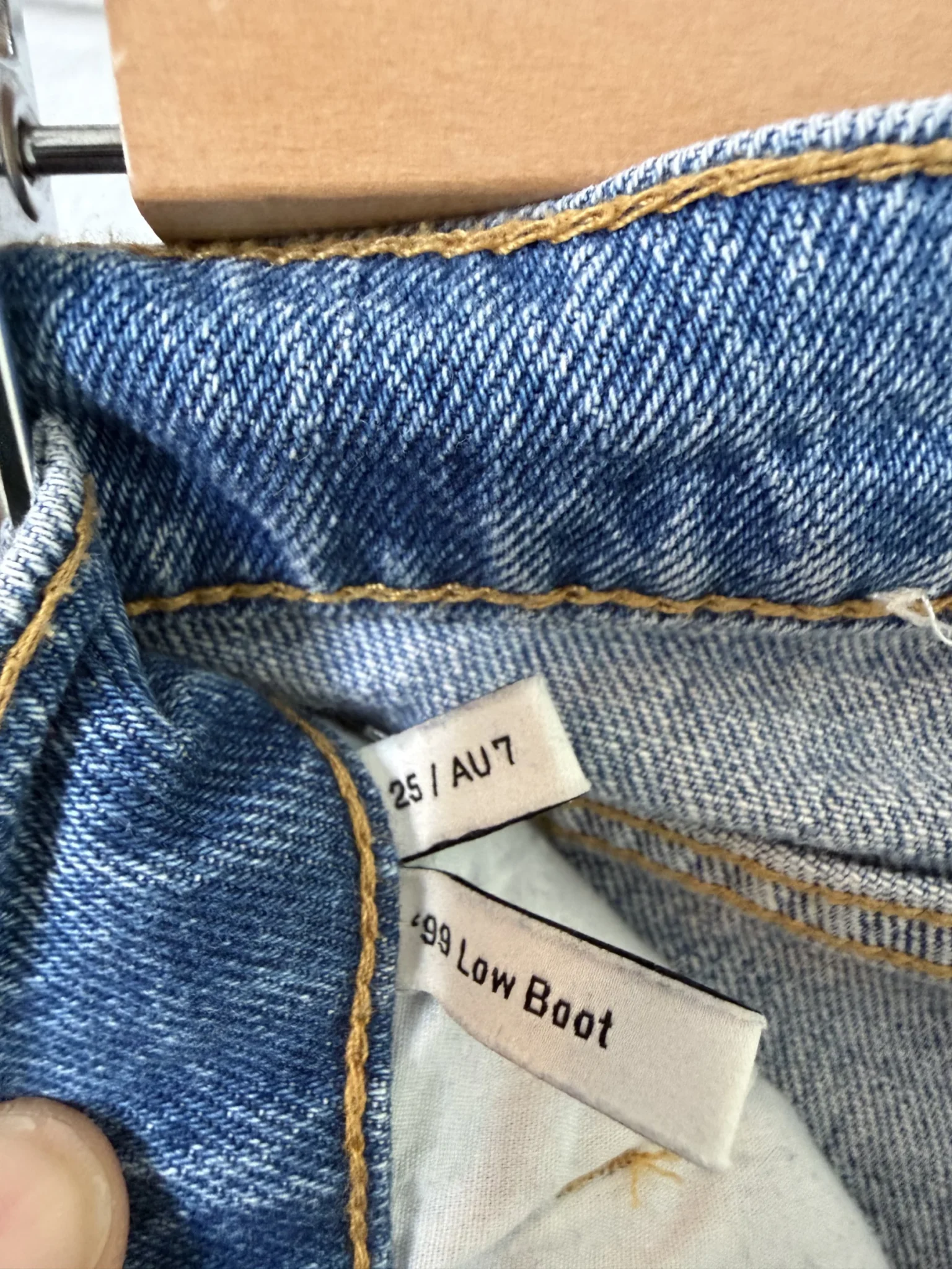 Image for Abrand bootcut jeans size 25 light wash