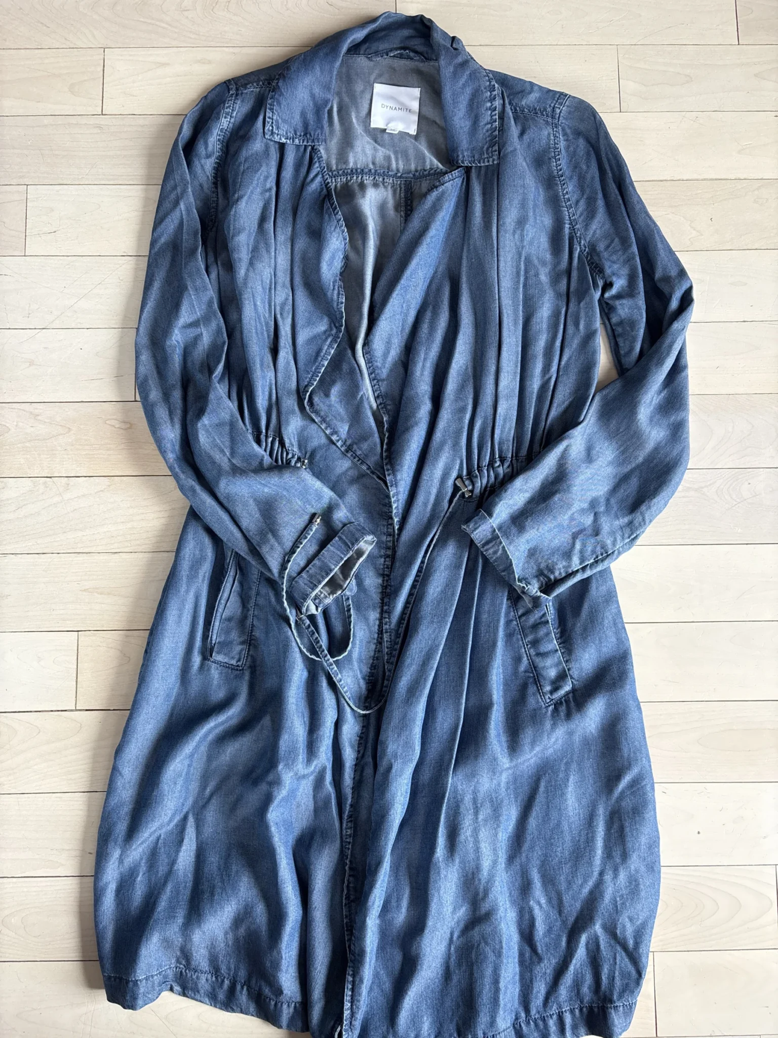Featured image for Veste longue denim