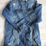Featured thumbnail for Veste oversized en jeans