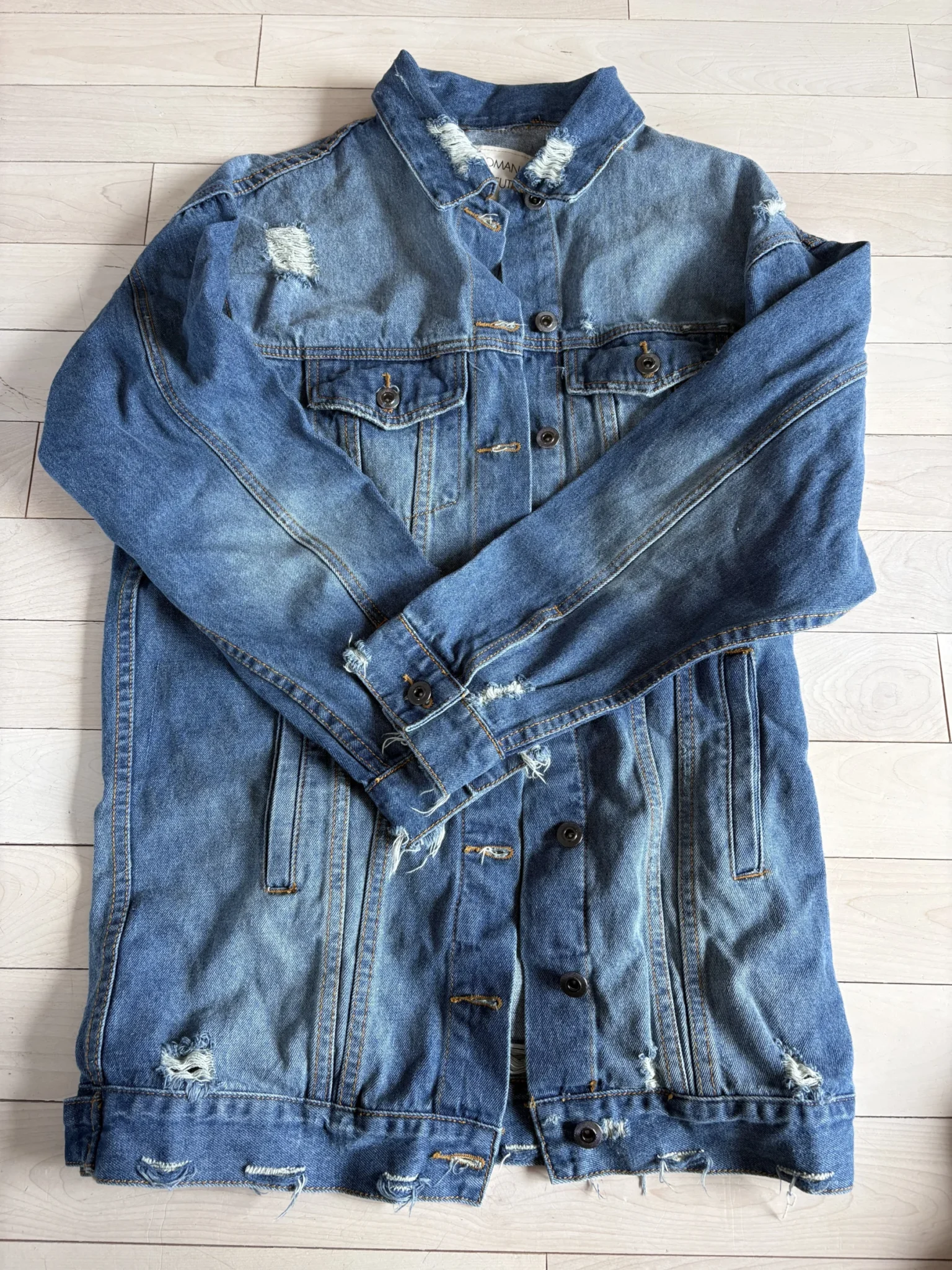 Featured image for Veste oversized en jeans