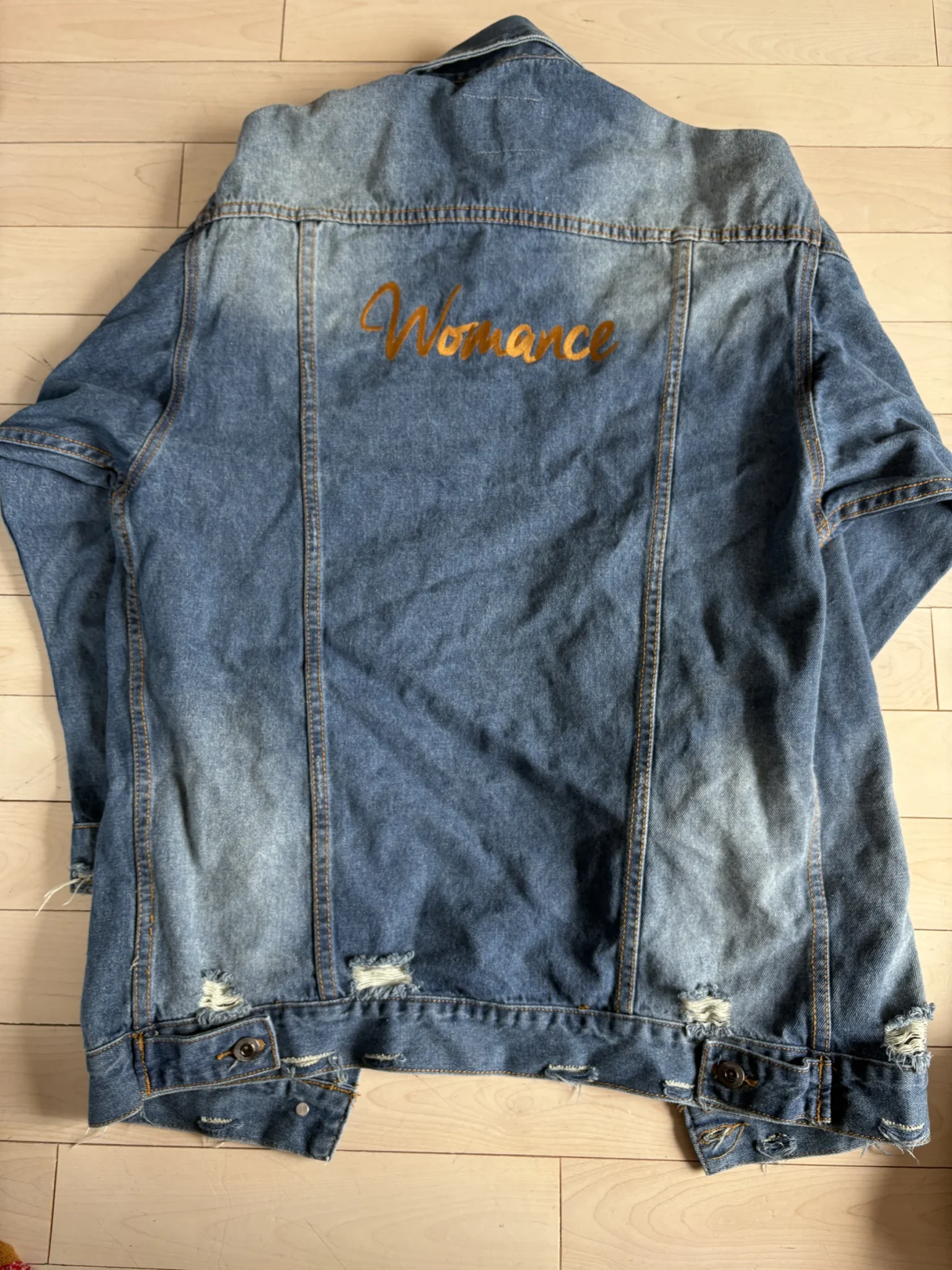 Image for Veste oversized en jeans