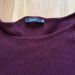 Thumbnail for Bare-shoulder knitwear Louve Design