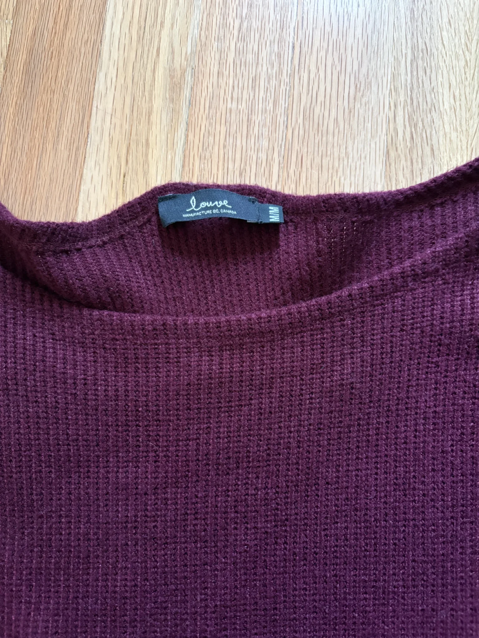Image for Bare-shoulder knitwear Louve Design