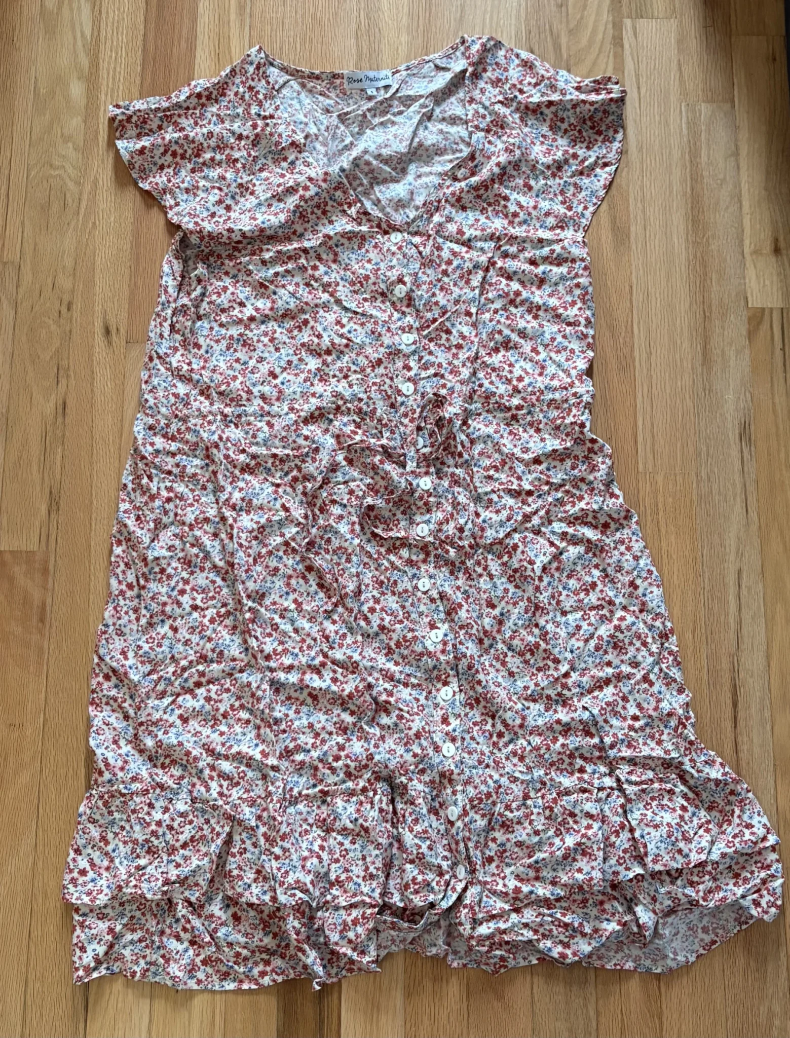 Image for Robe Rose Maternité Small.