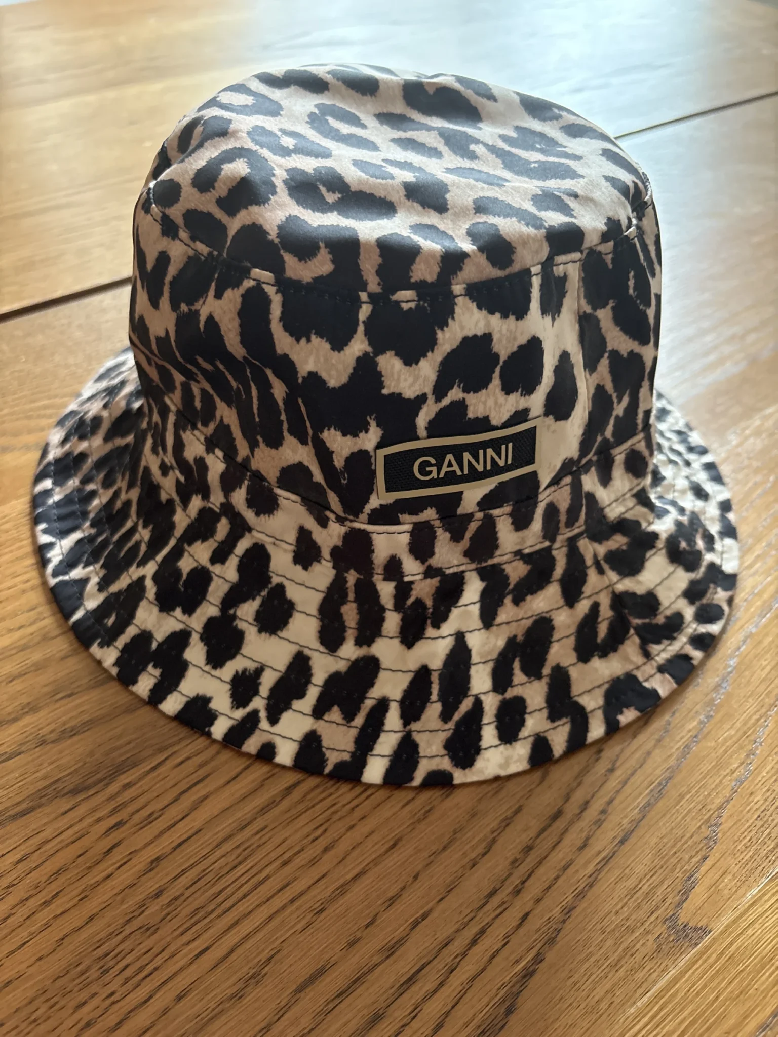 Featured image for Ganni Bucket Hat Leopard