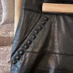 Thumbnail for ikks leather skirt