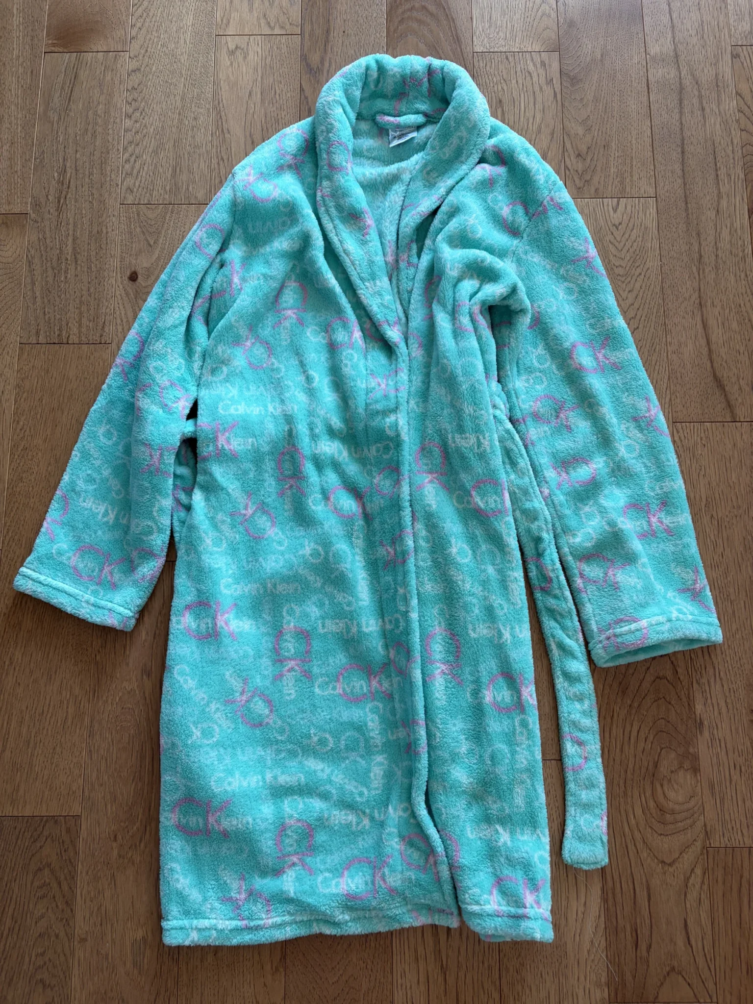 Featured image for Robe de chambre turquoise