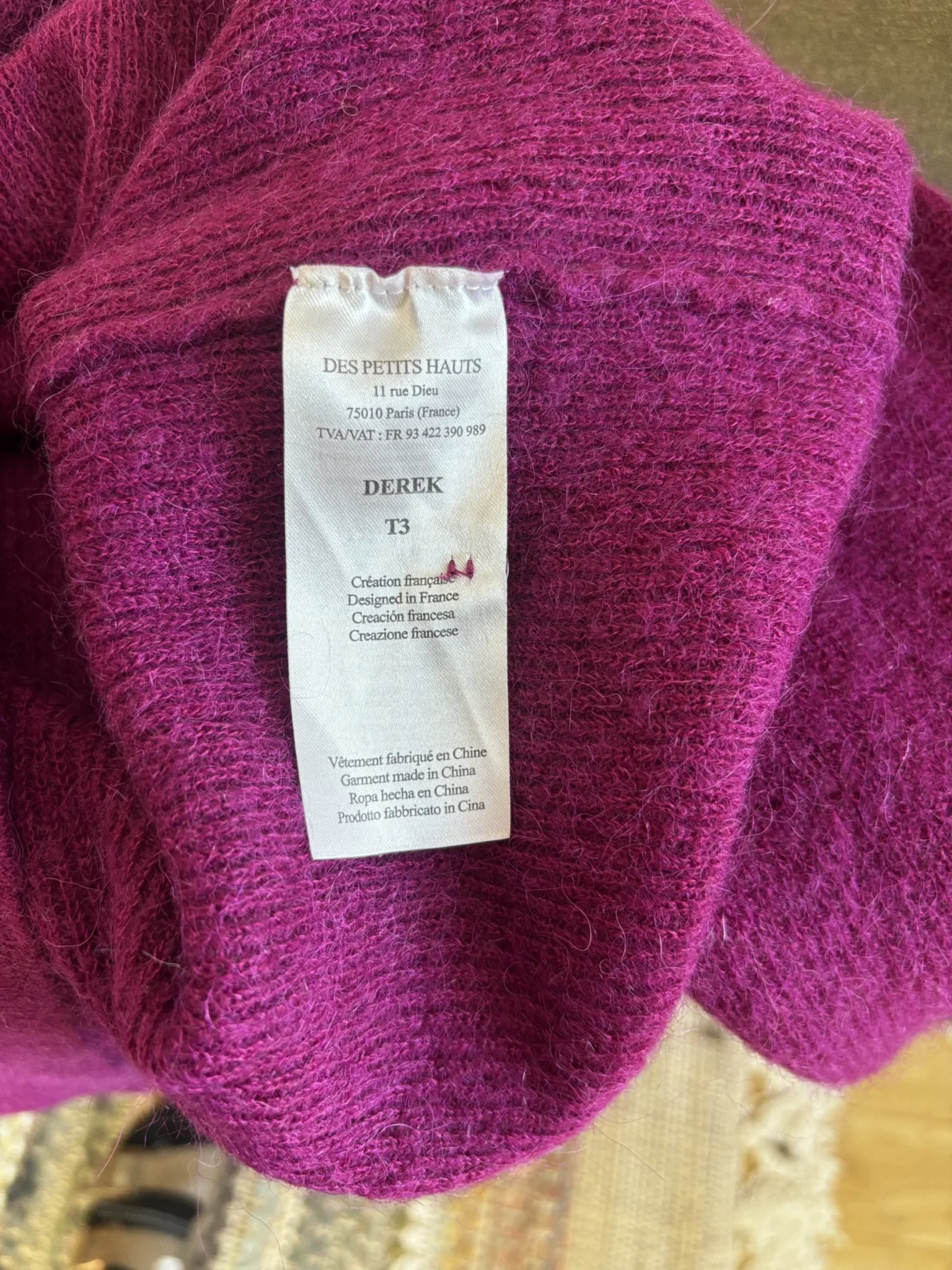 Image for DES PETITS DES HAUTS Cardigan