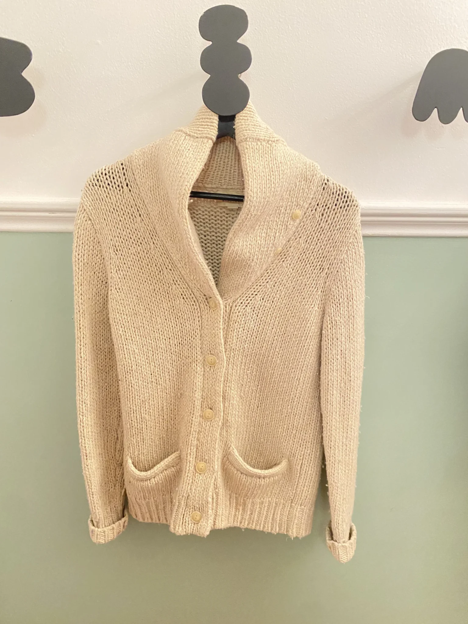 Image for Gilet chaud blanc cassé