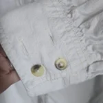 Thumbnail for We The Free off-white shirt with short puffed sleeves
