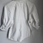 Thumbnail for We The Free off-white shirt with short puffed sleeves