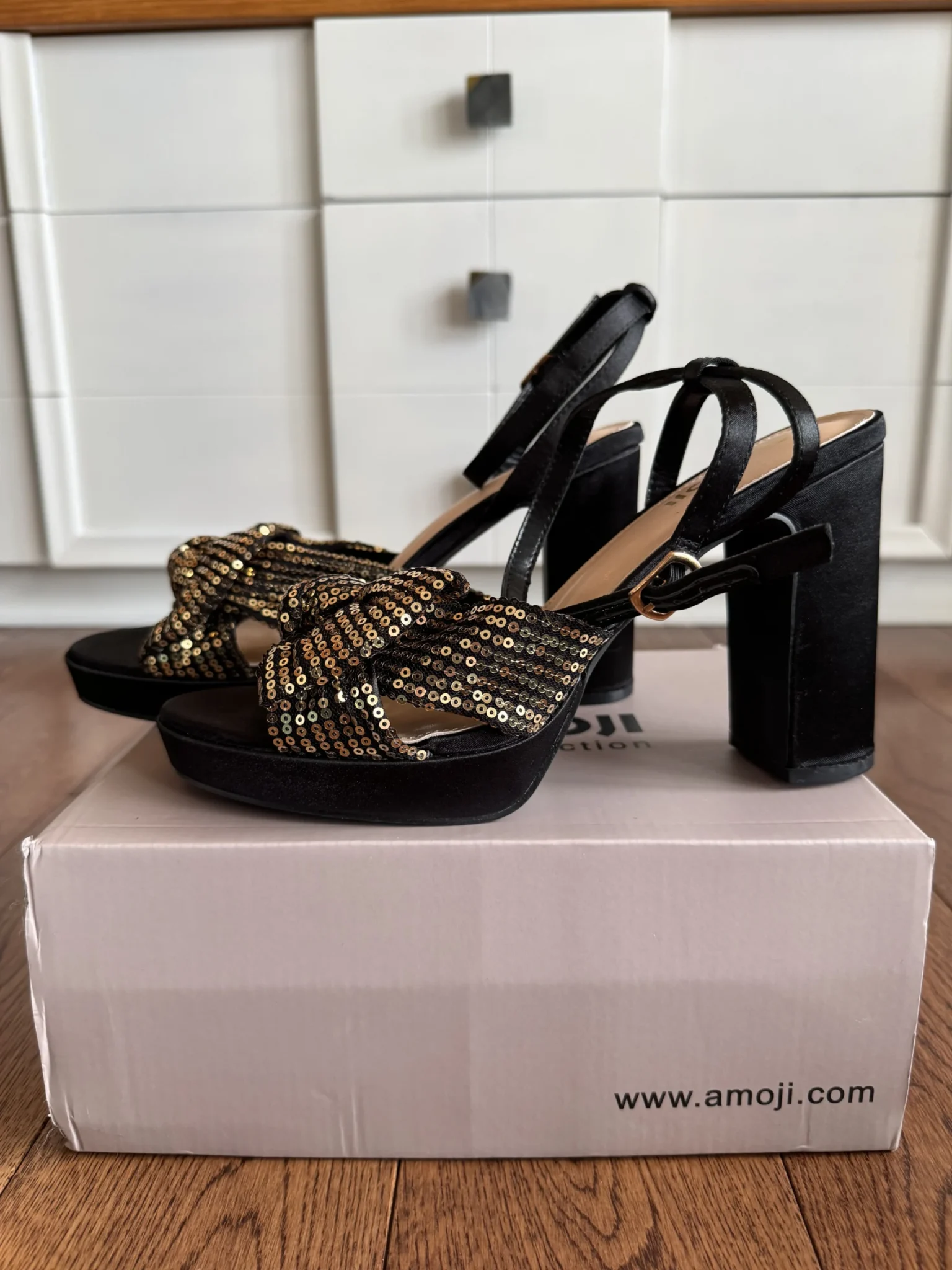 Featured image for Amoji heeled sandals