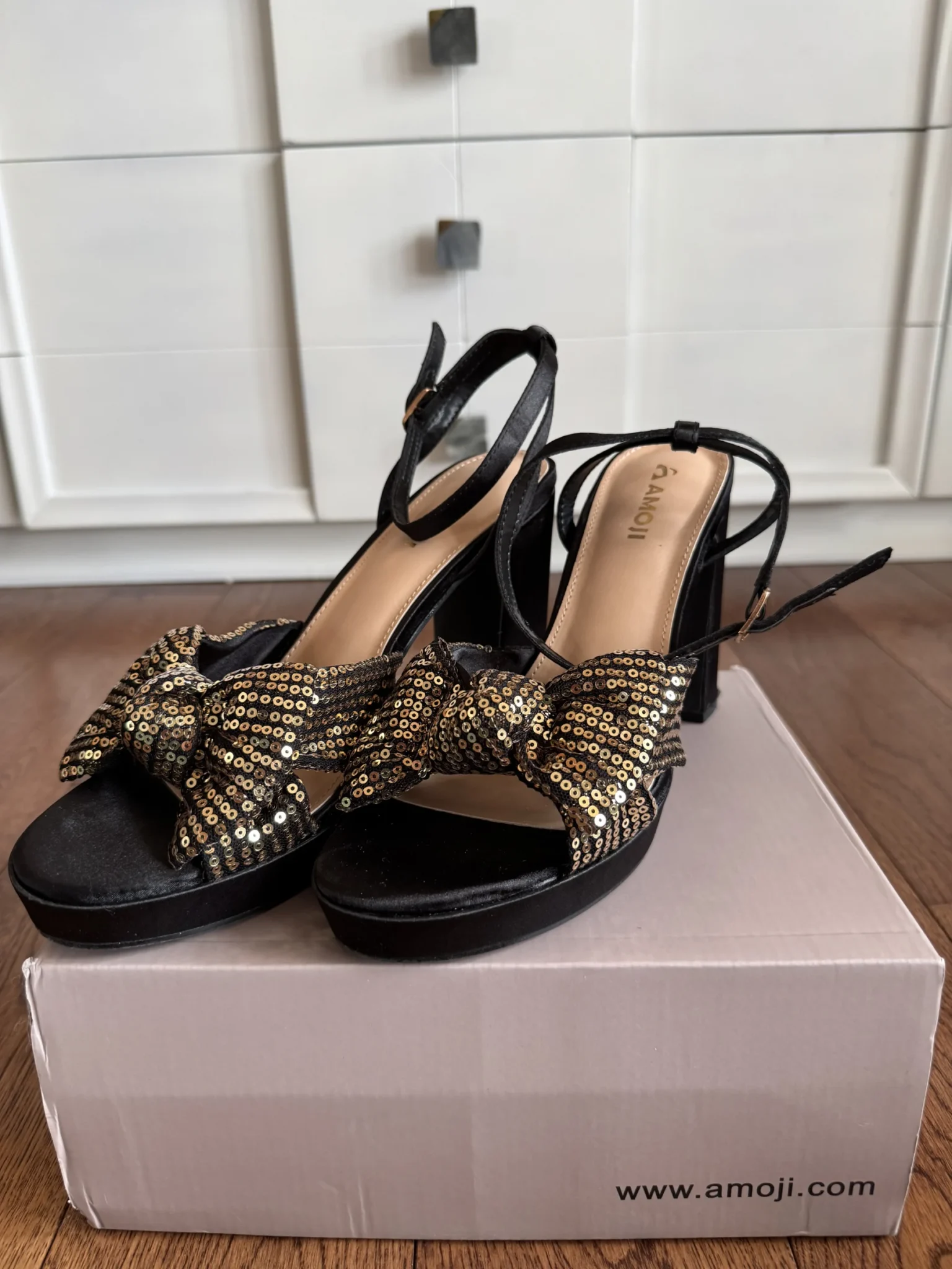 Image for Amoji heeled sandals