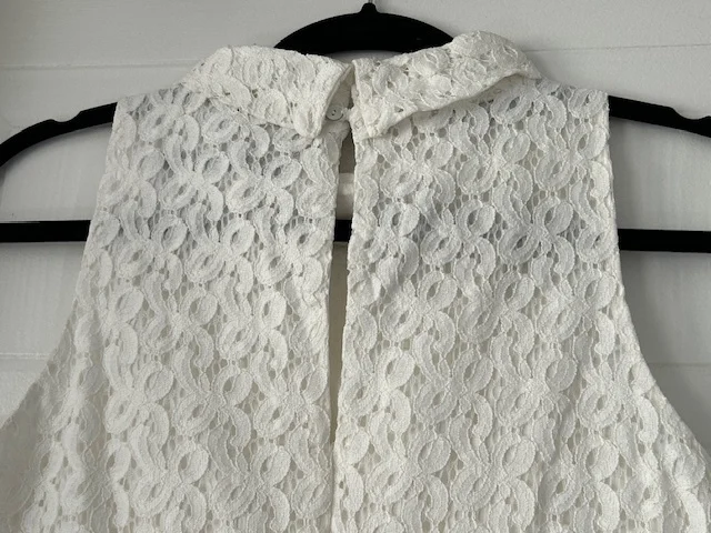 Image for White Lace Mini Dress Small Size XS