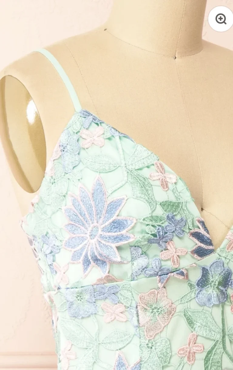 Image for Robe courte en dentelle