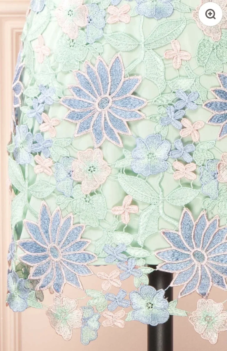 Image for Robe courte en dentelle
