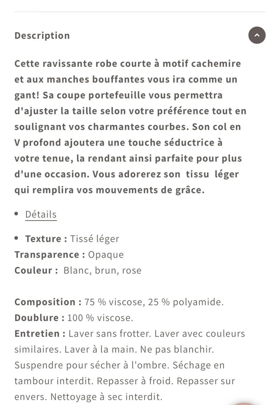Image for Robe portefeuille