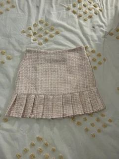 Image for Forever 21 Light Pink Tweed Skirt – Brand New, Size S