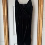 Featured thumbnail for Black velvet dress