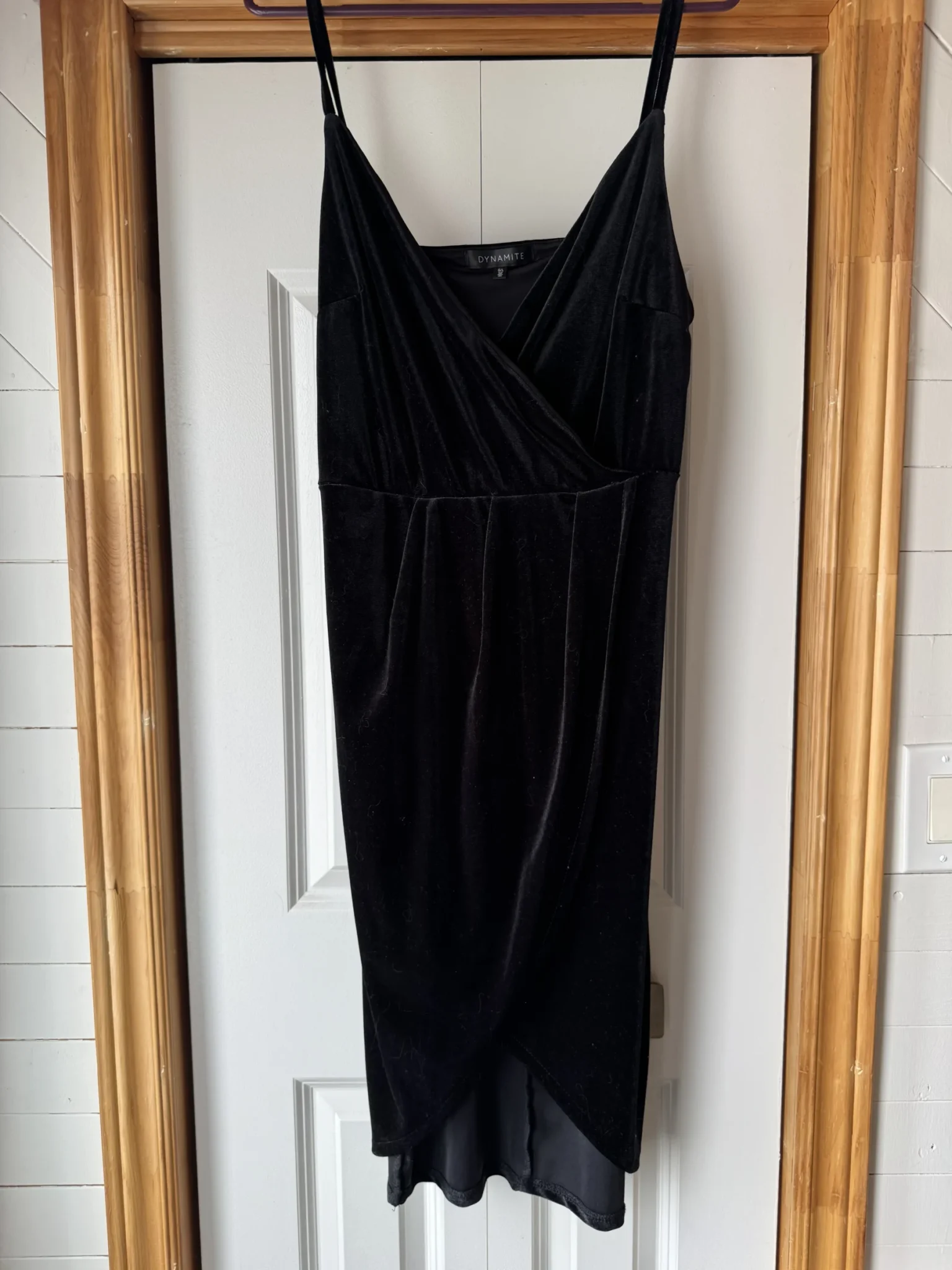 Featured image for Black velvet dress