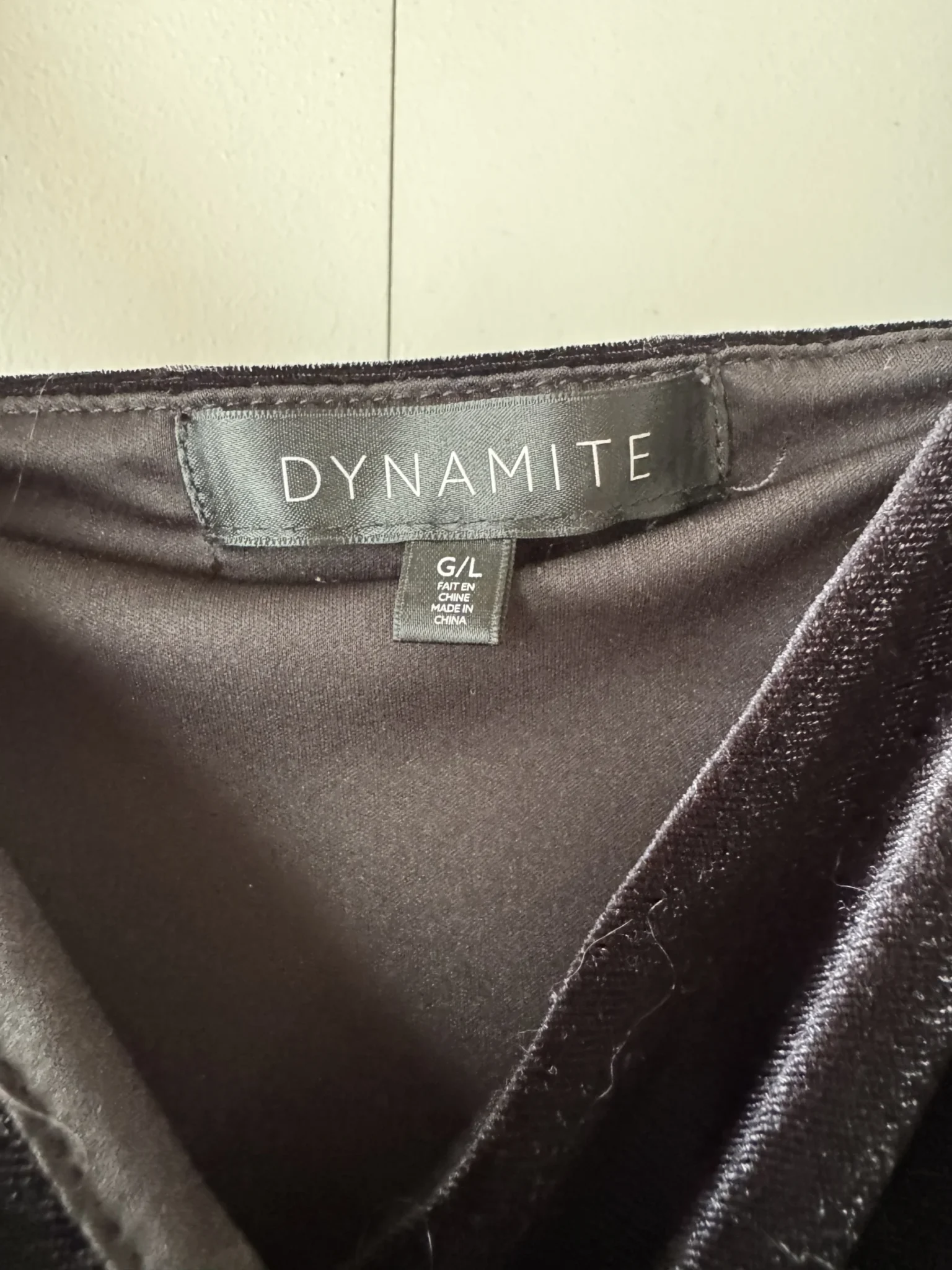 Image for Black velvet dress