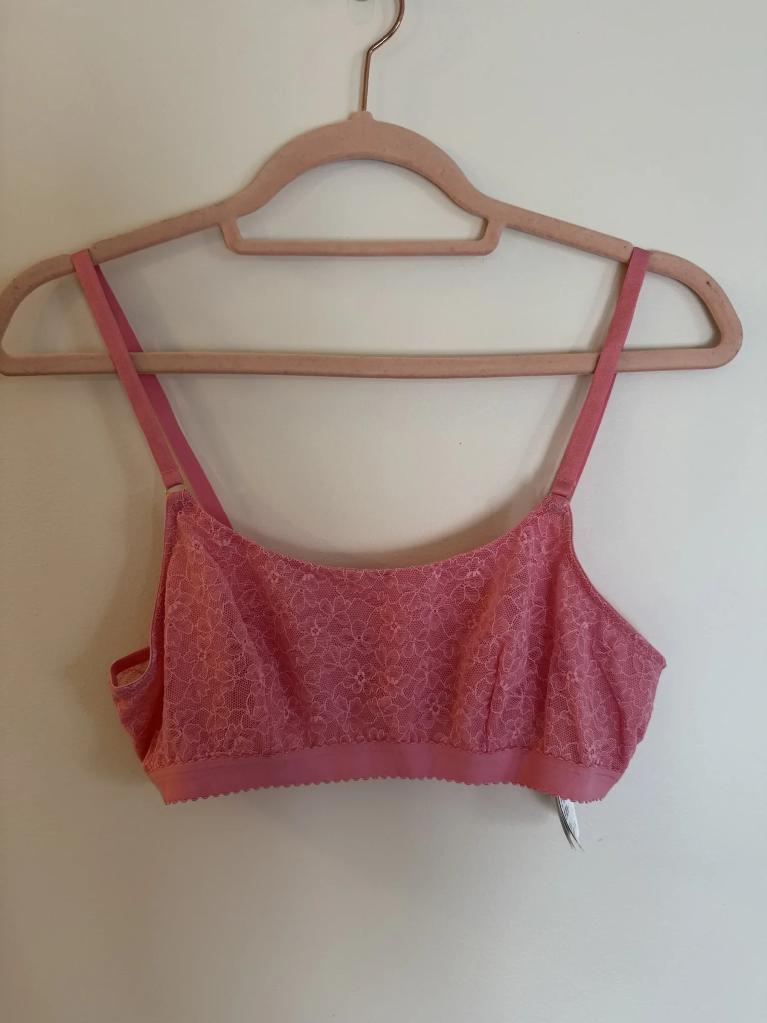 Featured image for Pink lace frill