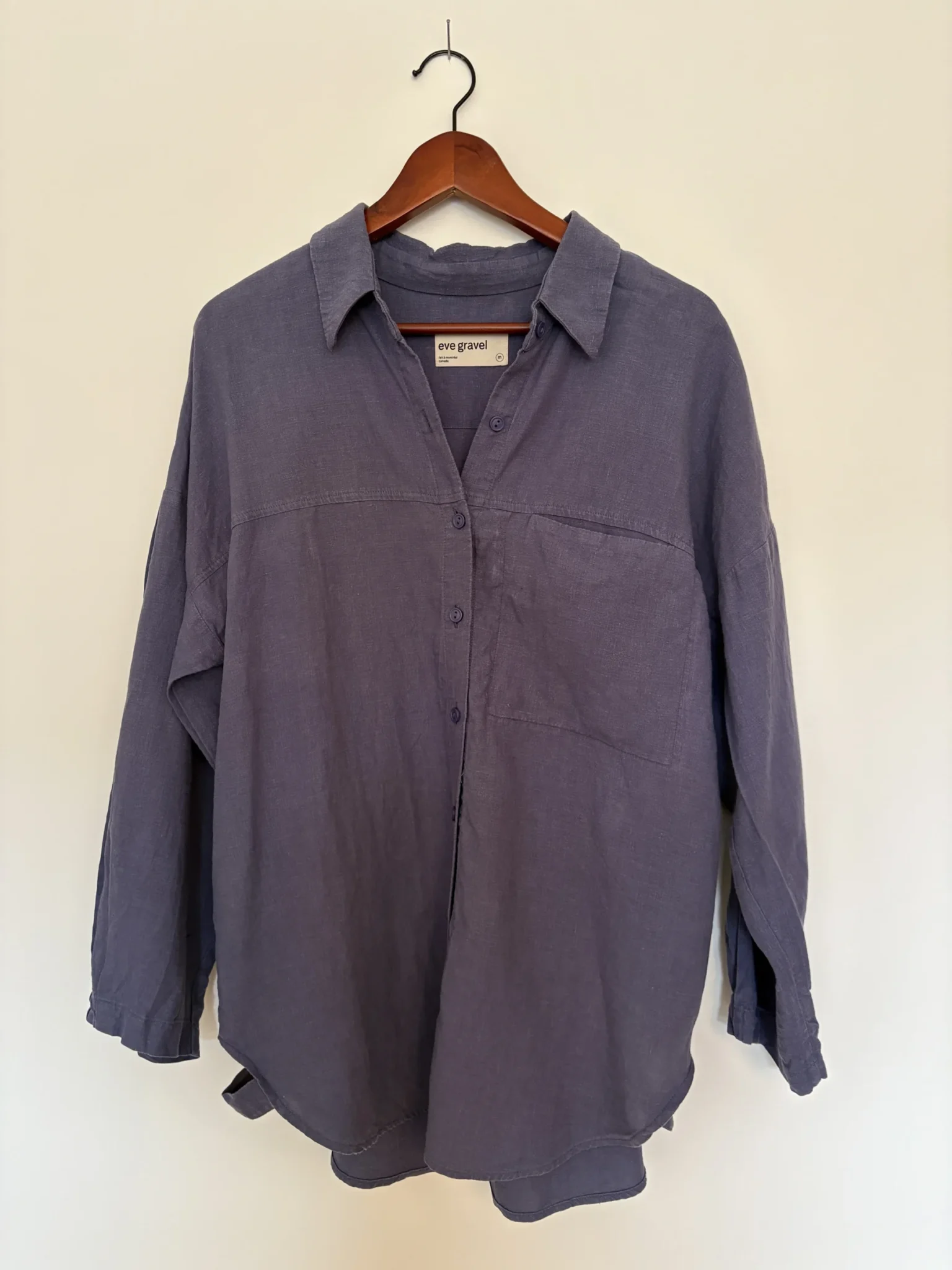 Featured image for Chemise lin Eve Gravel