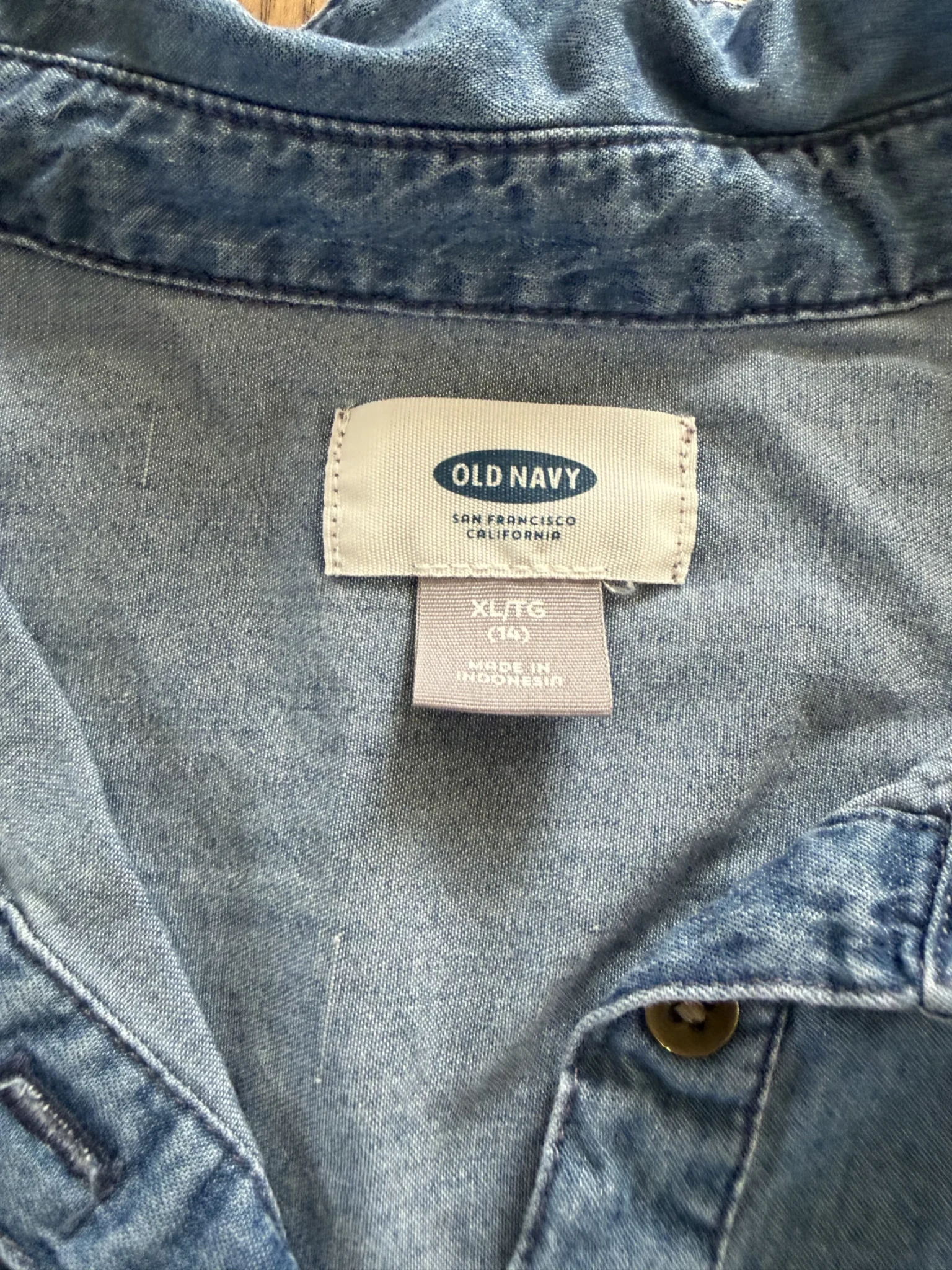 Image for Belle robe en simili jean