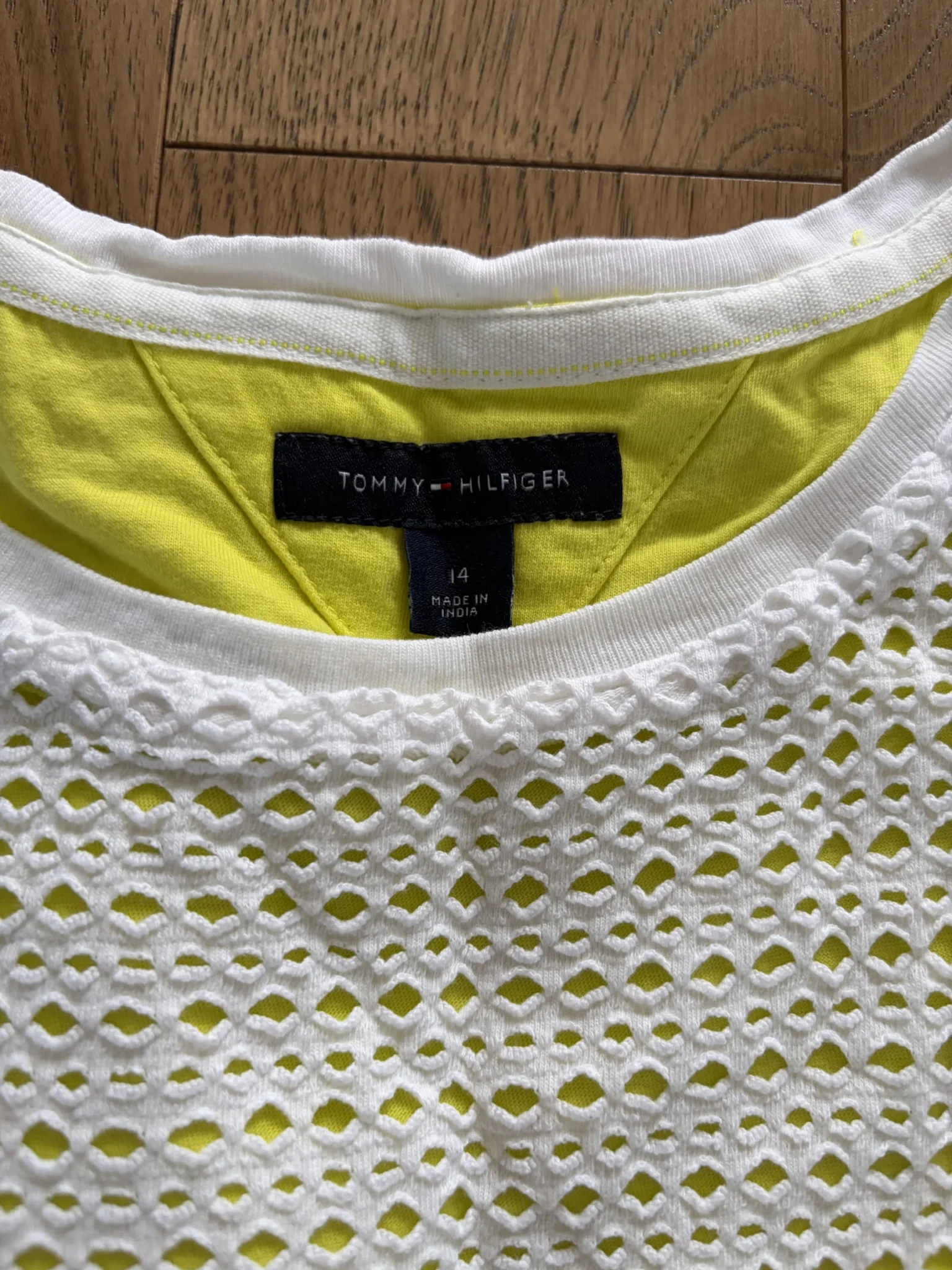 Image for Belle robe blanche et lime