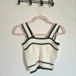 Featured thumbnail for Camisole blanche et noire XS