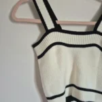 Thumbnail for Camisole blanche et noire XS
