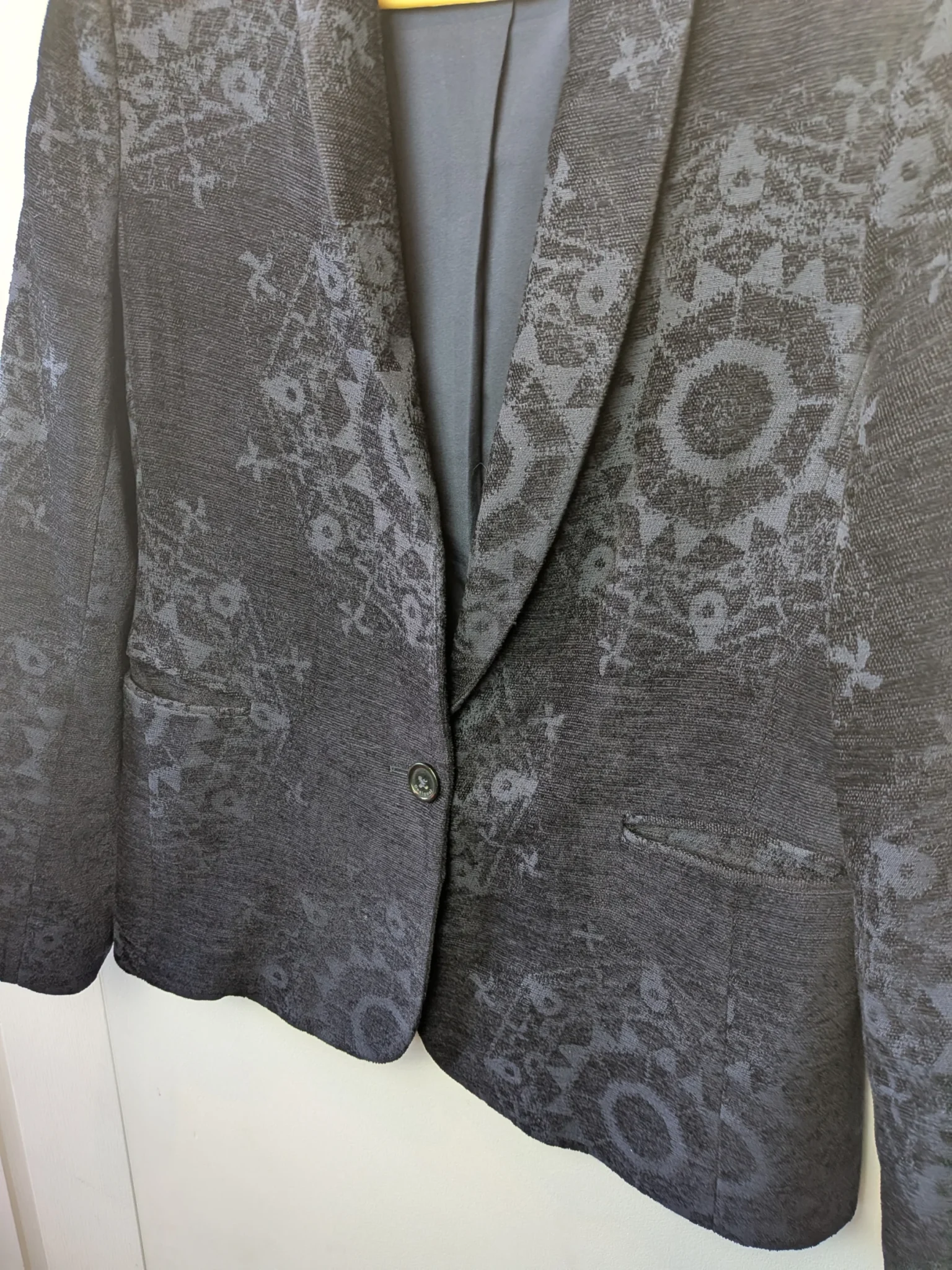 Image for DESIGUAL Women's jacket size 38 = small or 6 US navy blue