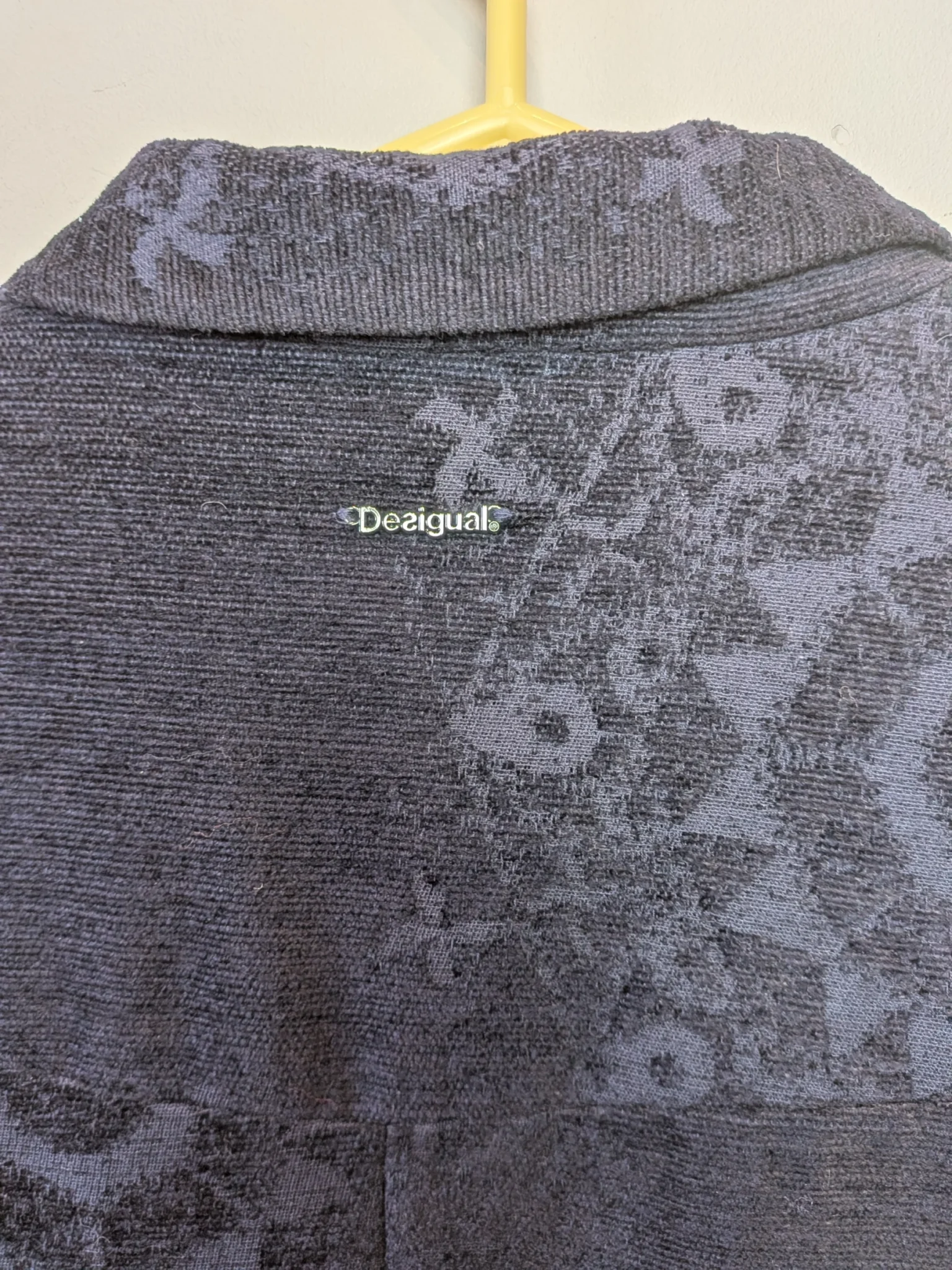 Image for DESIGUAL Women's jacket size 38 = small or 6 US navy blue