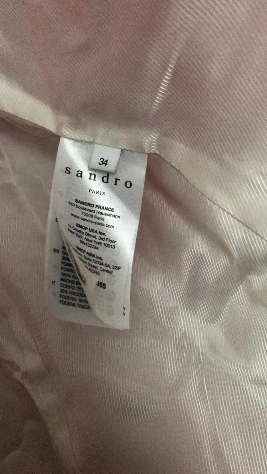 Image for Blazers/ veston style tailleur de marque Sandro
