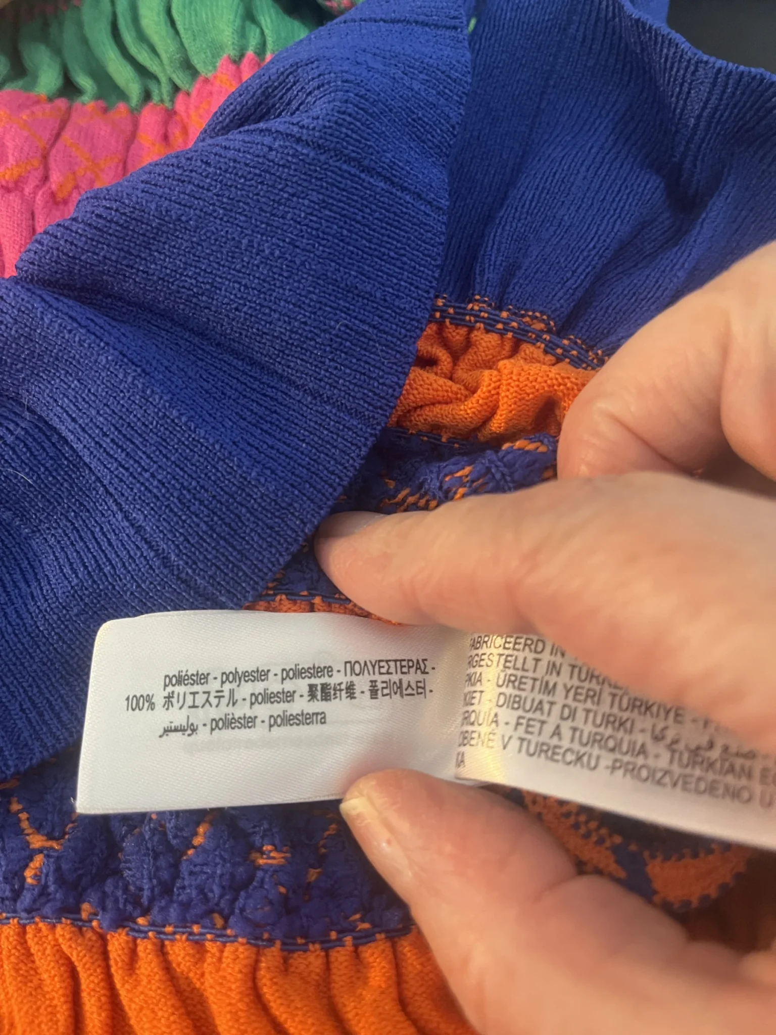 Image for Zara multicoloured sleeveless tank top