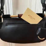 Thumbnail for Radley London Black Bag with Adjustable Strap + Dust Bag