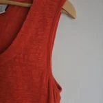 Thumbnail for Dark orange linen camisole JOIE