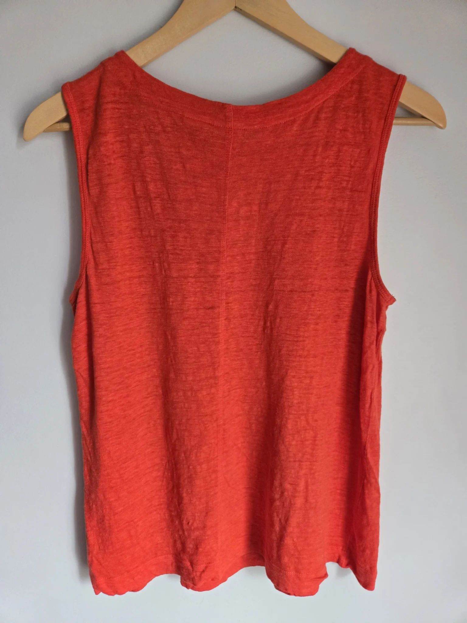 Image for Dark orange linen camisole JOIE