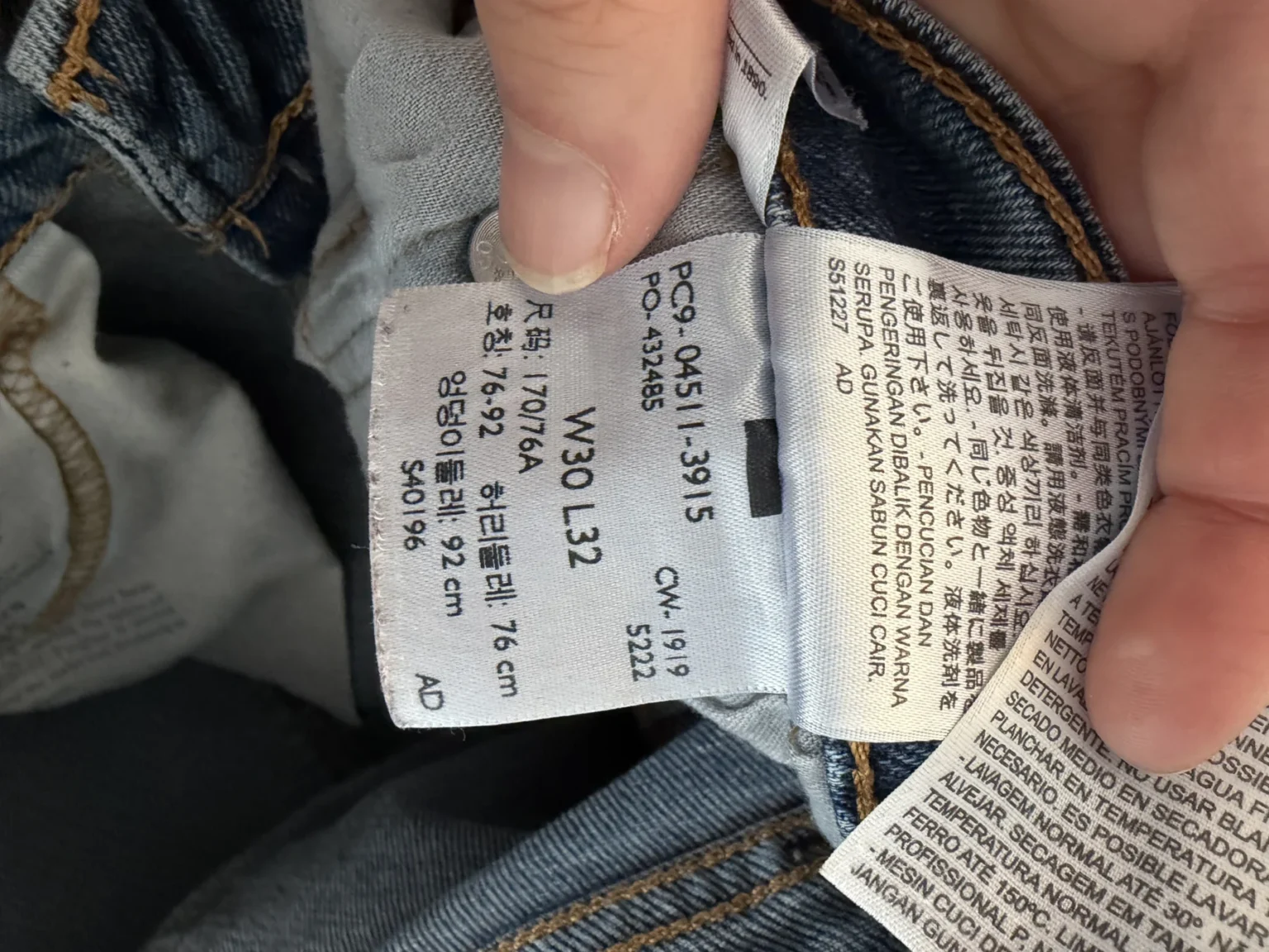Image for LEVIS 511 for men W30/L32