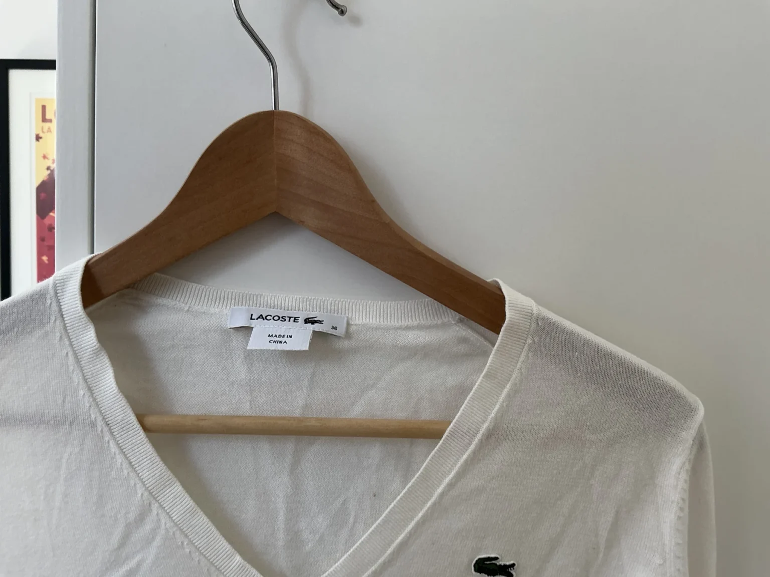 Image for Lacoste off-white jumper (Small)