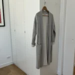 Thumbnail for Lovely Babaton long grey jacket (Medium)