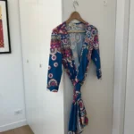 Thumbnail for Beautiful, colourful wrap dress