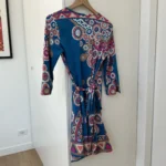 Thumbnail for Beautiful, colourful wrap dress