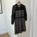 Featured thumbnail for Beautiful black crochet dress (J Crew)