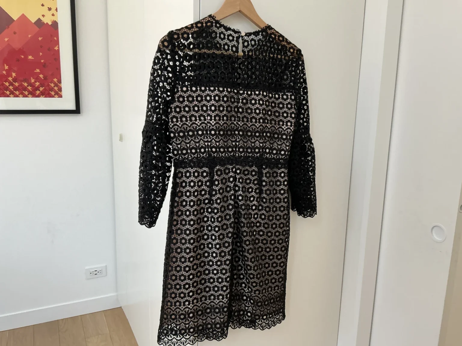 Image for Beautiful black crochet dress (J Crew)