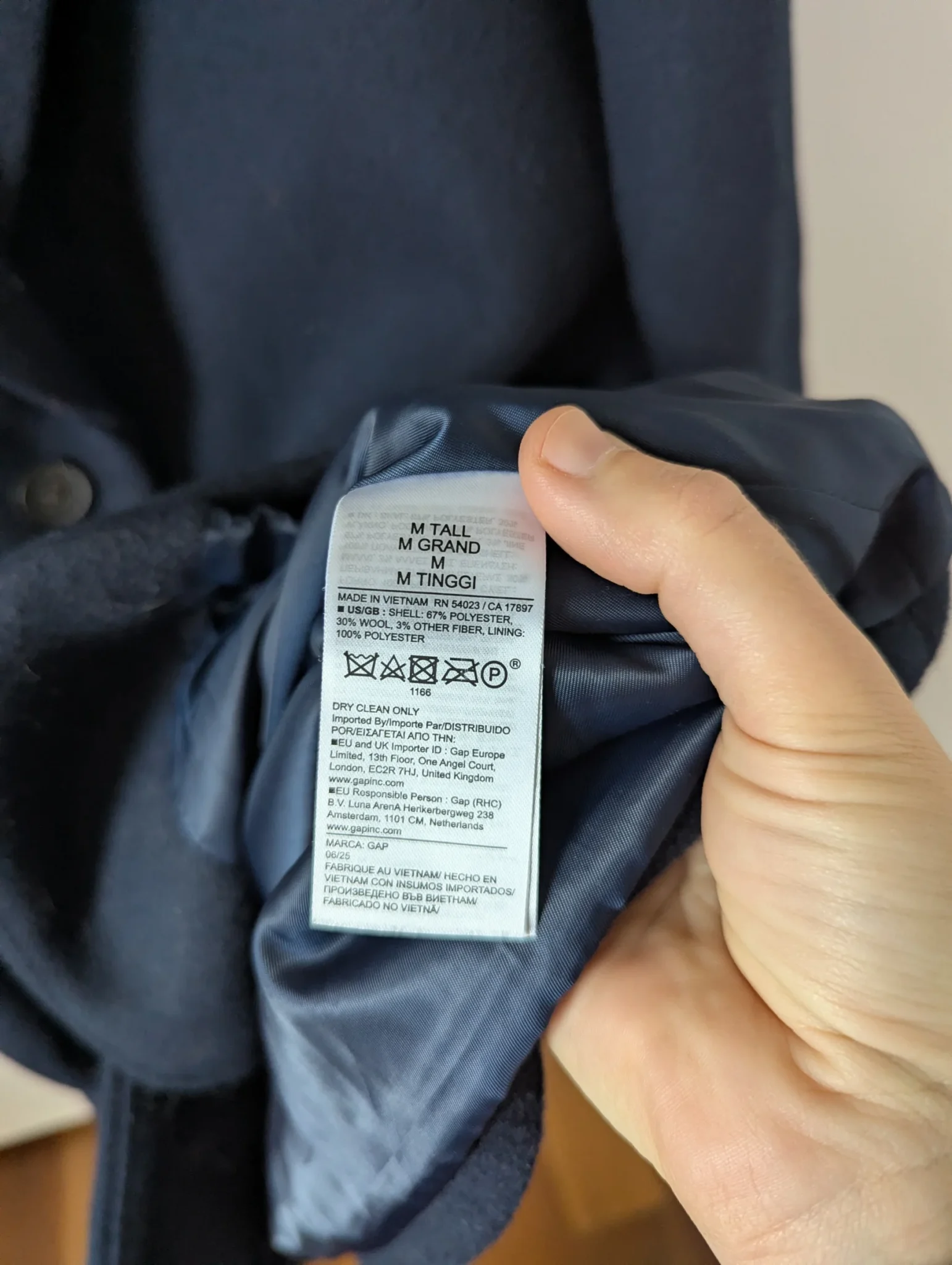 Image for Manteau de laine Gap, medium