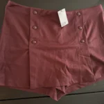 Featured thumbnail for HM burgundy short skirt