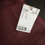 Thumbnail for HM burgundy short skirt