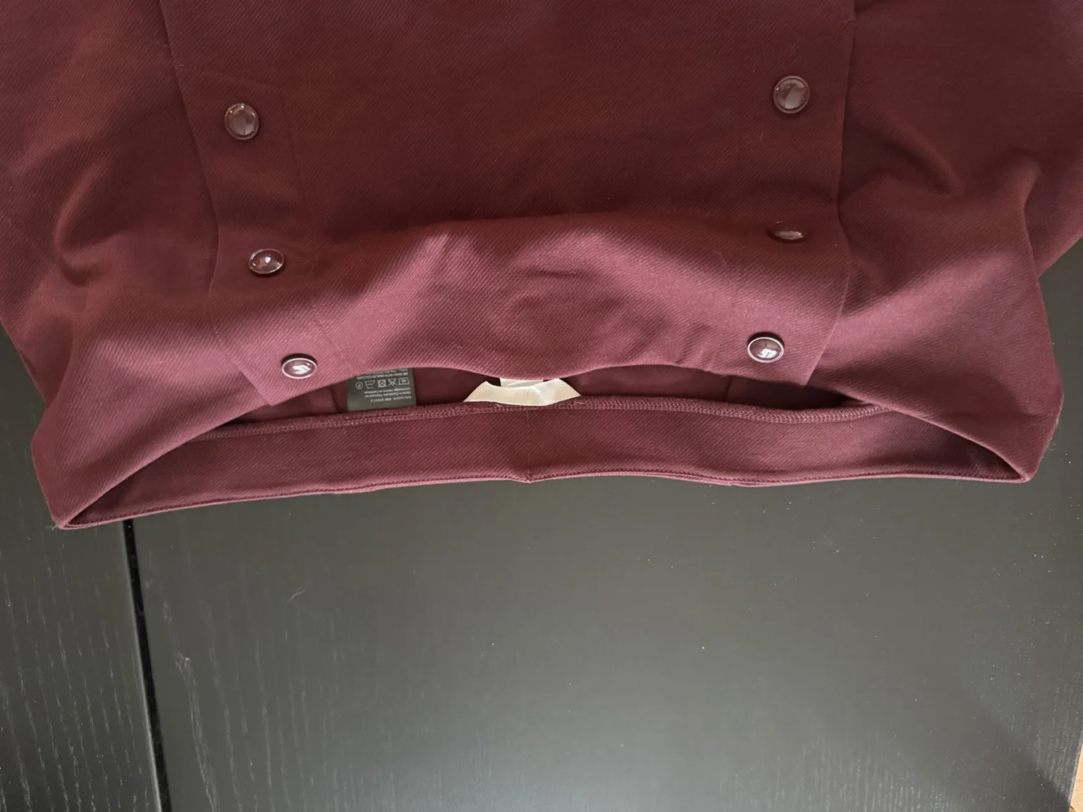 Image for HM burgundy short skirt